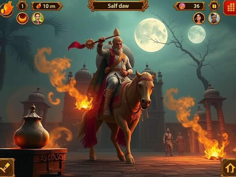 Mughal Maze Game Screenshot